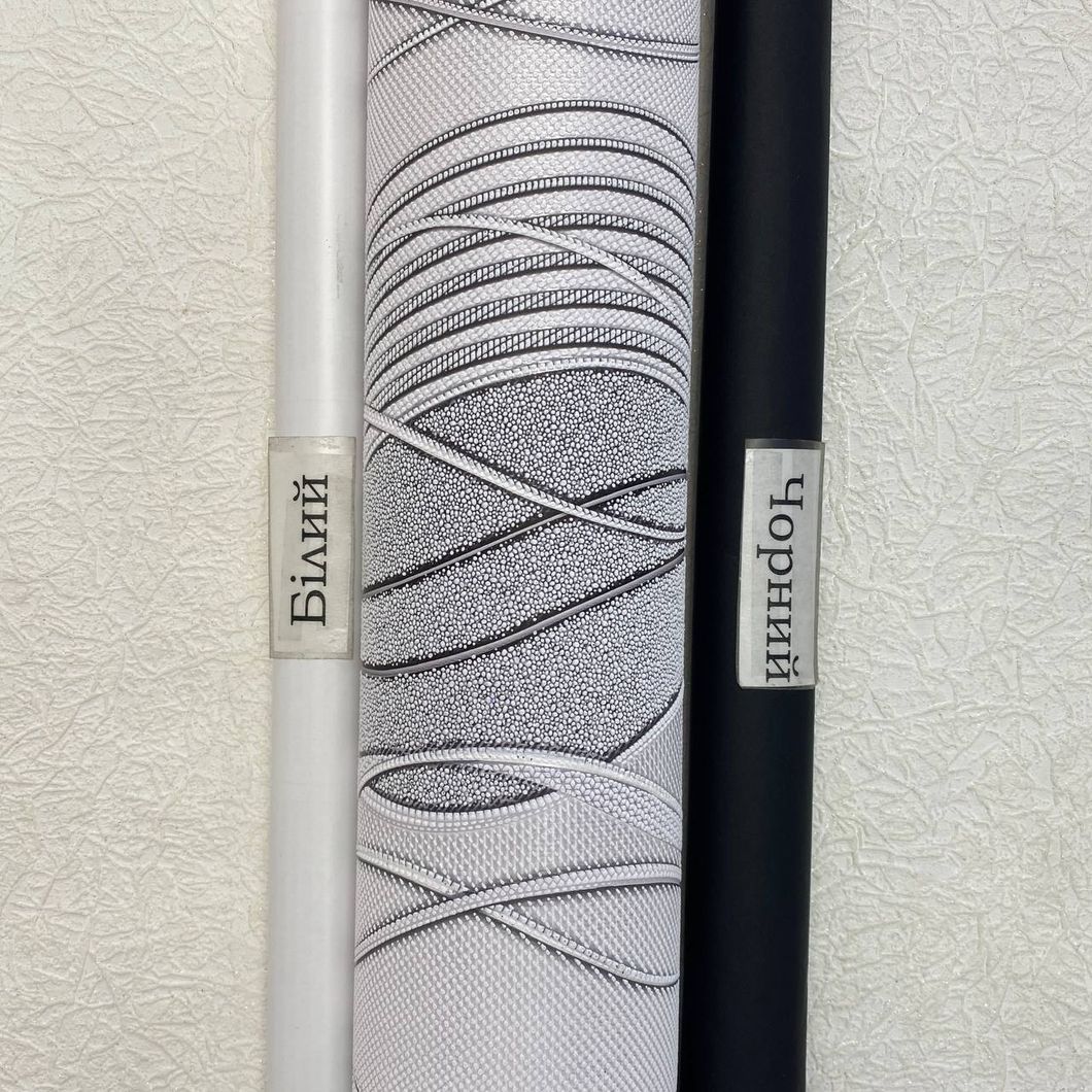 Шпалери акрилові на паперовій основі Світло-Сірі Слов'янські шпалери Garant В76,4 Арлекіно сірий 0,53 х 10,05м (7165-10)