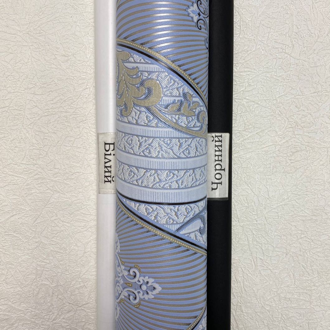 Шпалери вінілові на паперовій основі Сині Слов'янські шпалери Comfort B58,4 0,53 х 10,05м (5687-03)