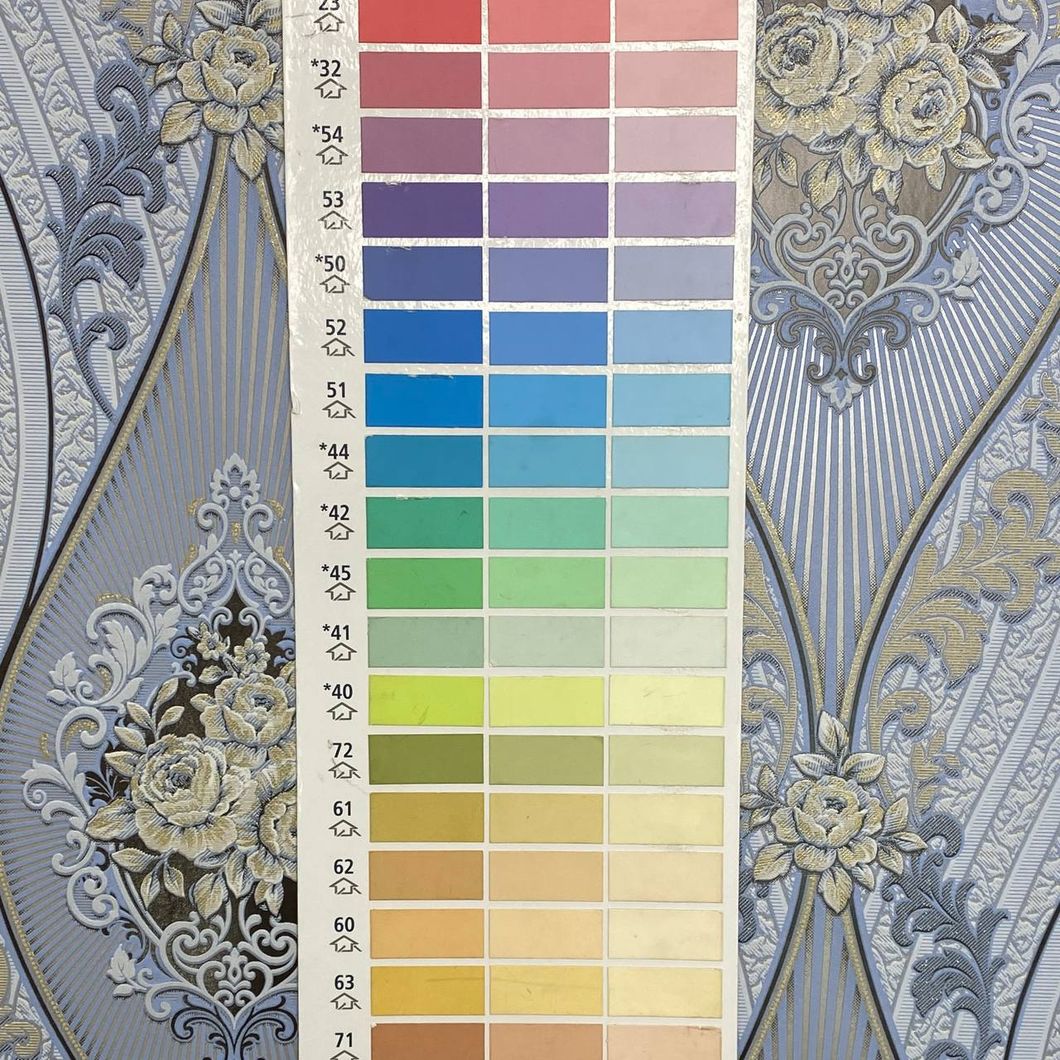 Шпалери вінілові на паперовій основі Сині Слов'янські шпалери Comfort B58,4 0,53 х 10,05м (5687-03)