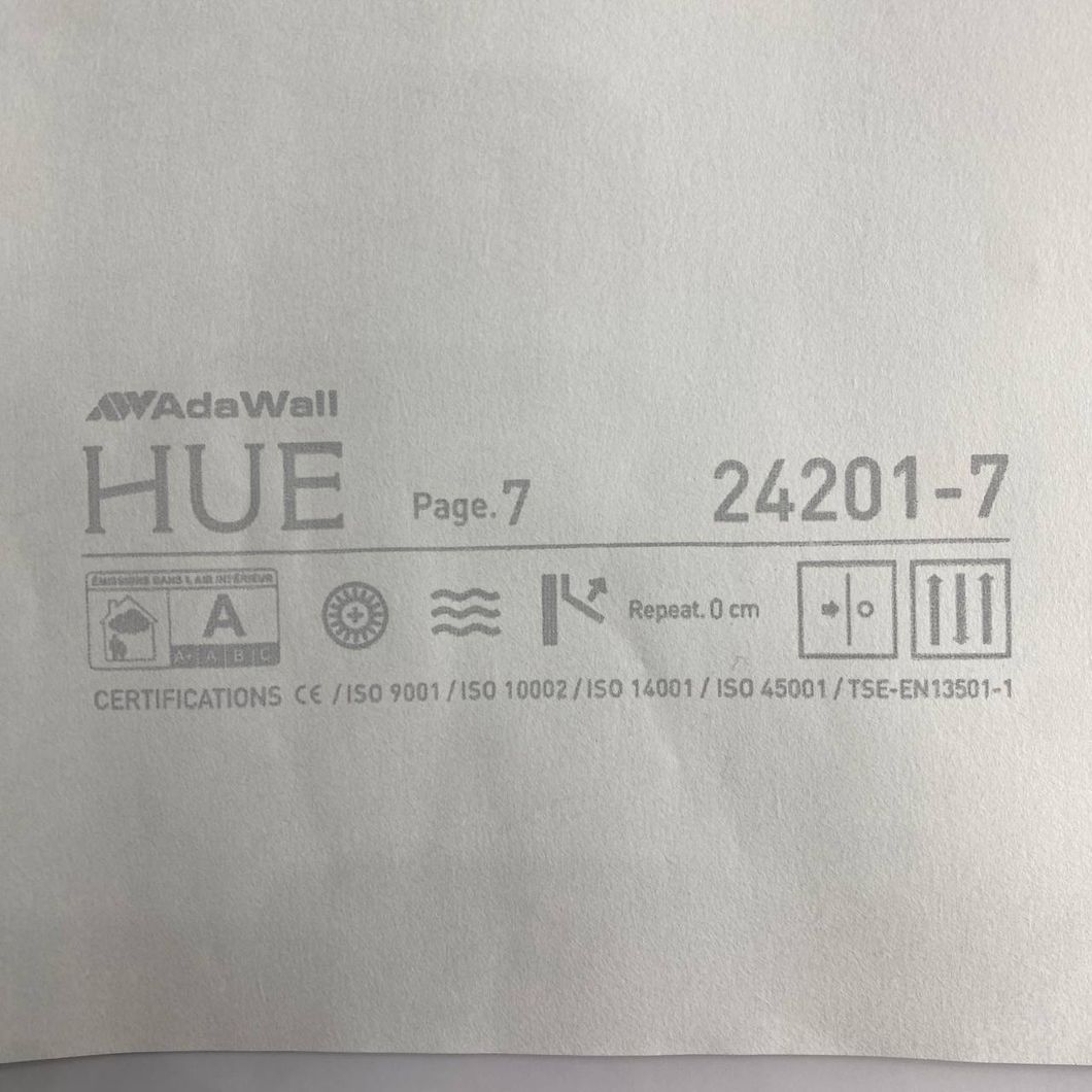 Шпалери вінілові на флізеліновій основі AdaWall Hue темно-сірі 1,06 х 10,05м (24201-7)
