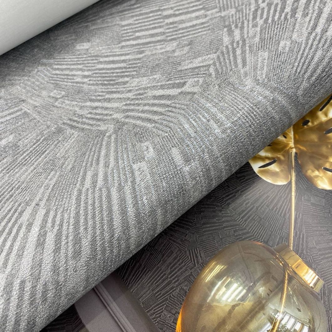 Обои виниловые на флизелиновой основе серые AS Creation Titanium 3 0,53 х 10,05м (38203-1)