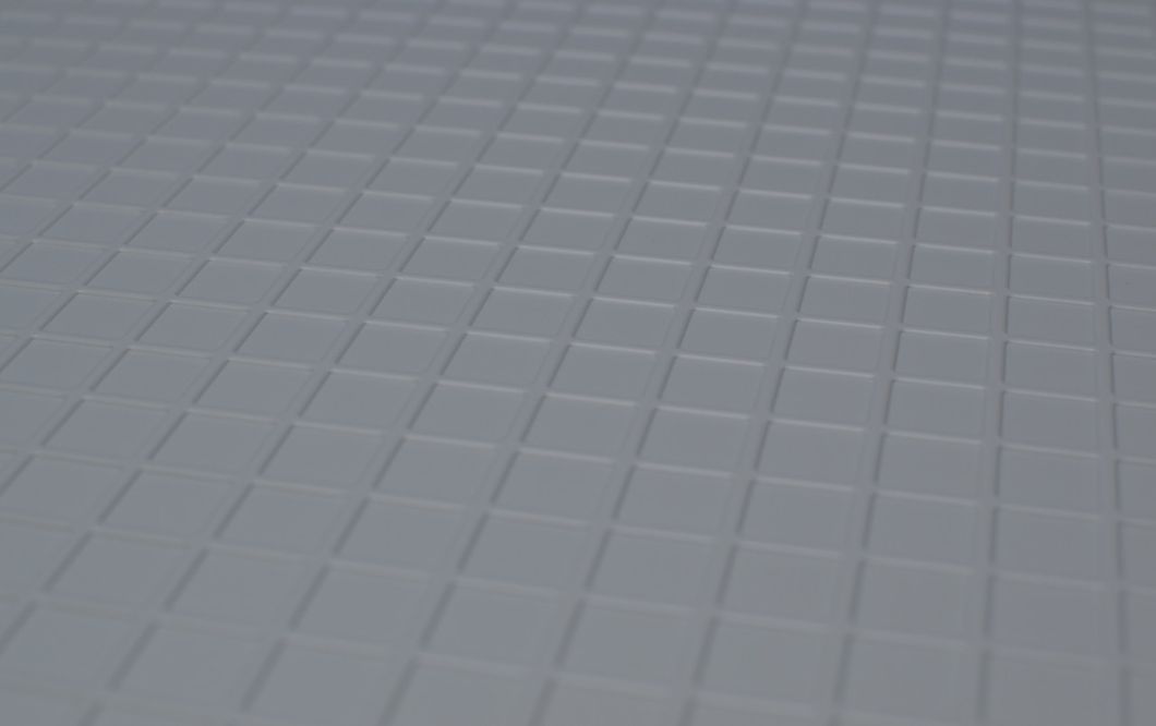 Панель стеновая декоративная пластиковая кирпич ПВХ "Ретро белый " 951 мм х 495 мм (229рб), Белый, Белый