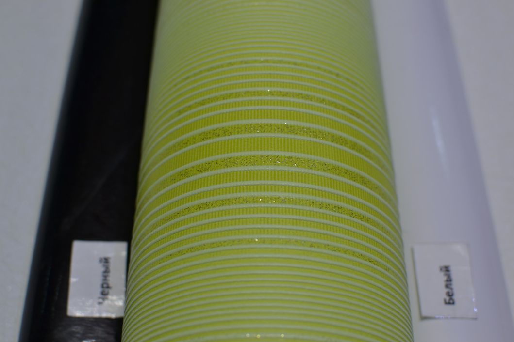 Обои виниловые на бумажной основе Славянские обои B40,4 Блюз зелёный 0,53 х 15м (5633 - 04)