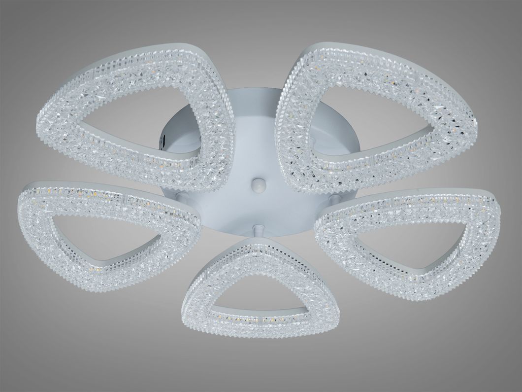 Потолочная LED люстра Diasha черная 53W пульт