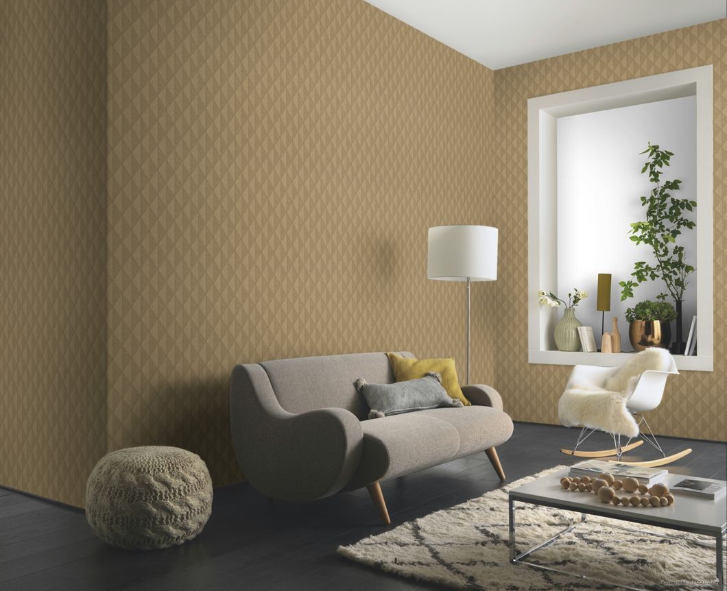 Обои виниловые на флизелиновой основе коричневые Erismann Fashion for Walls 5 1,06 х 10,05м (12252-11)