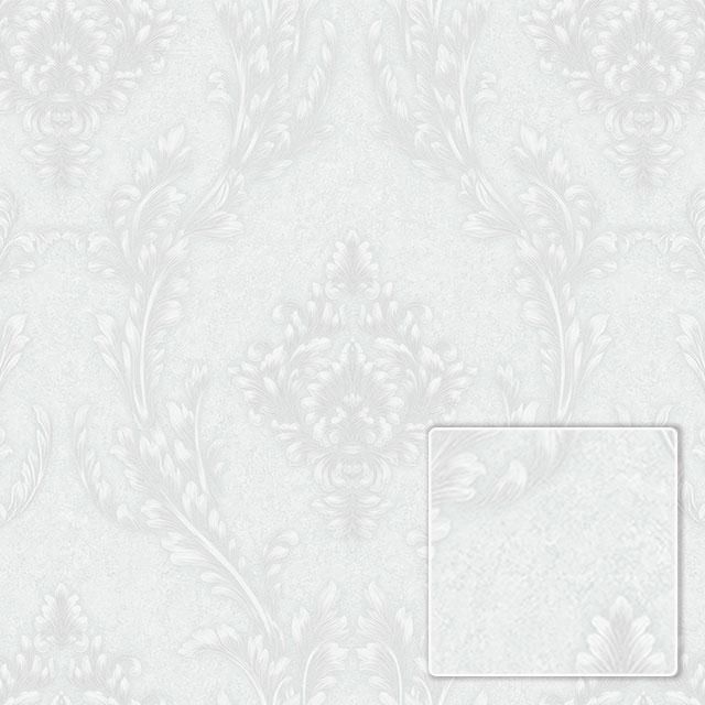 Обои виниловые на флизелиновой основе Белые SINTRA Willow 1,06х10,05м (520017)