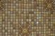 Панель стінова декоративна пластикова мозаїка ПВХ "Медальйон Коричневий" 956 мм х 480 мм (33К), Коричневий, Коричневий