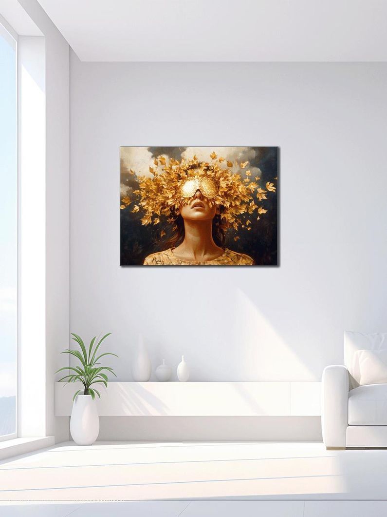 Картина на холсті МАKO "Золота маска " 50x70 см MK10591_5070