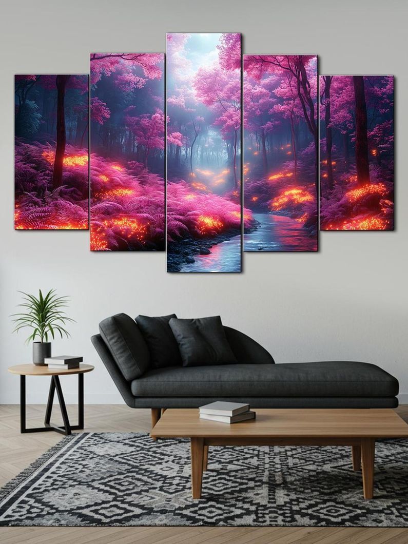 Модульная картина MAKO "Магический лес" 80x125 см MK50535