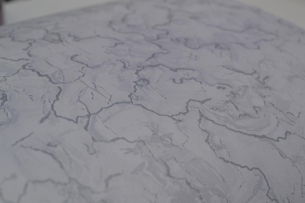 Обои дуплексные на бумажной основе Континент Ландшафт серый 0,53 х 10,05м (052)