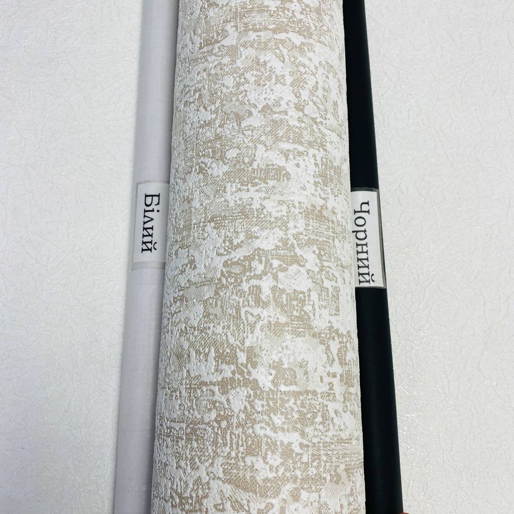 Обои виниловые на бумажной основе бежевые Славянские обои Comfort + В40,4 0.53м х 15м (5728-02)