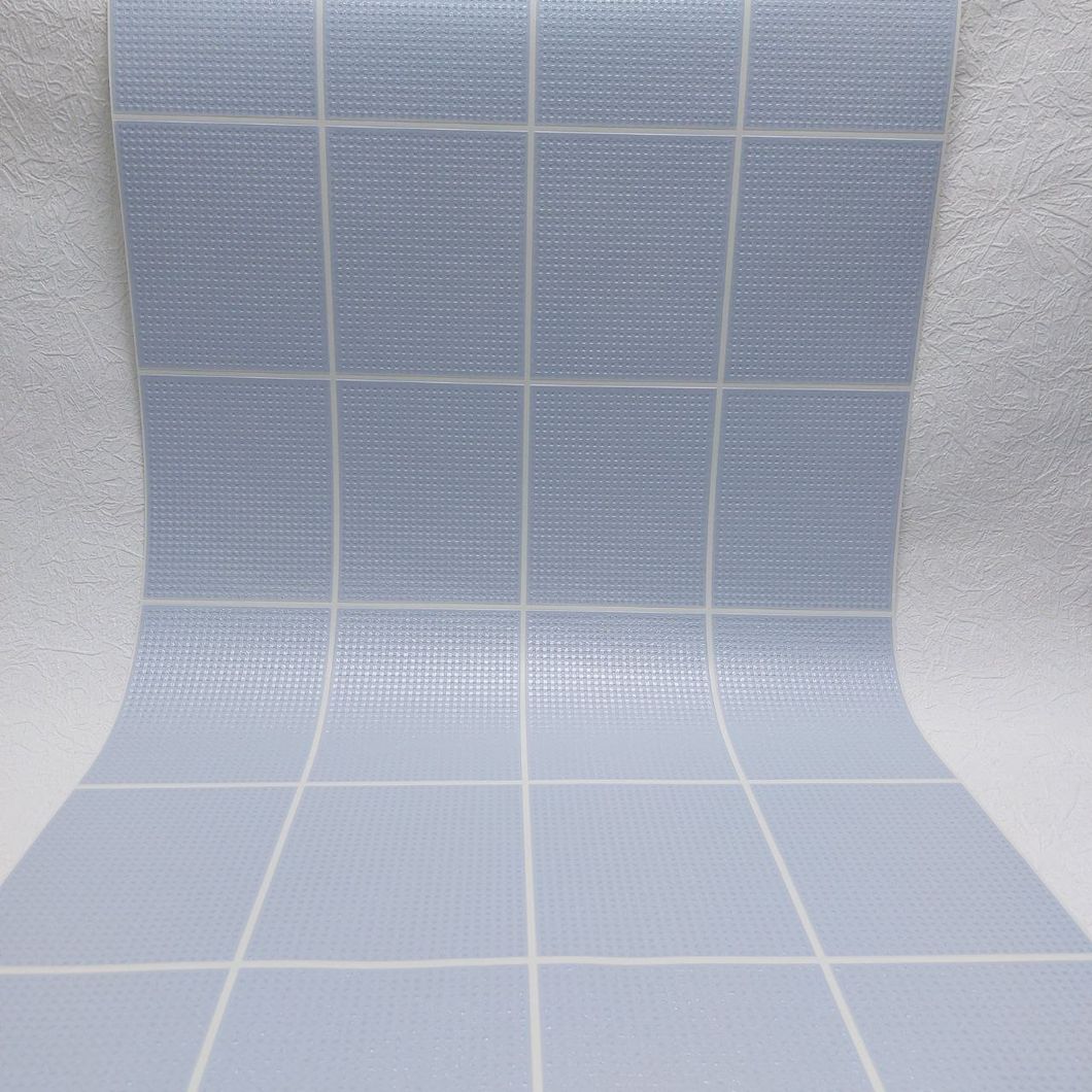 Шпалери вінілові на паперовій основі супер мийка сині Слов'янські шпалери Американо2 Expromt B49.4 0,53 х 10,05м (5834-03)