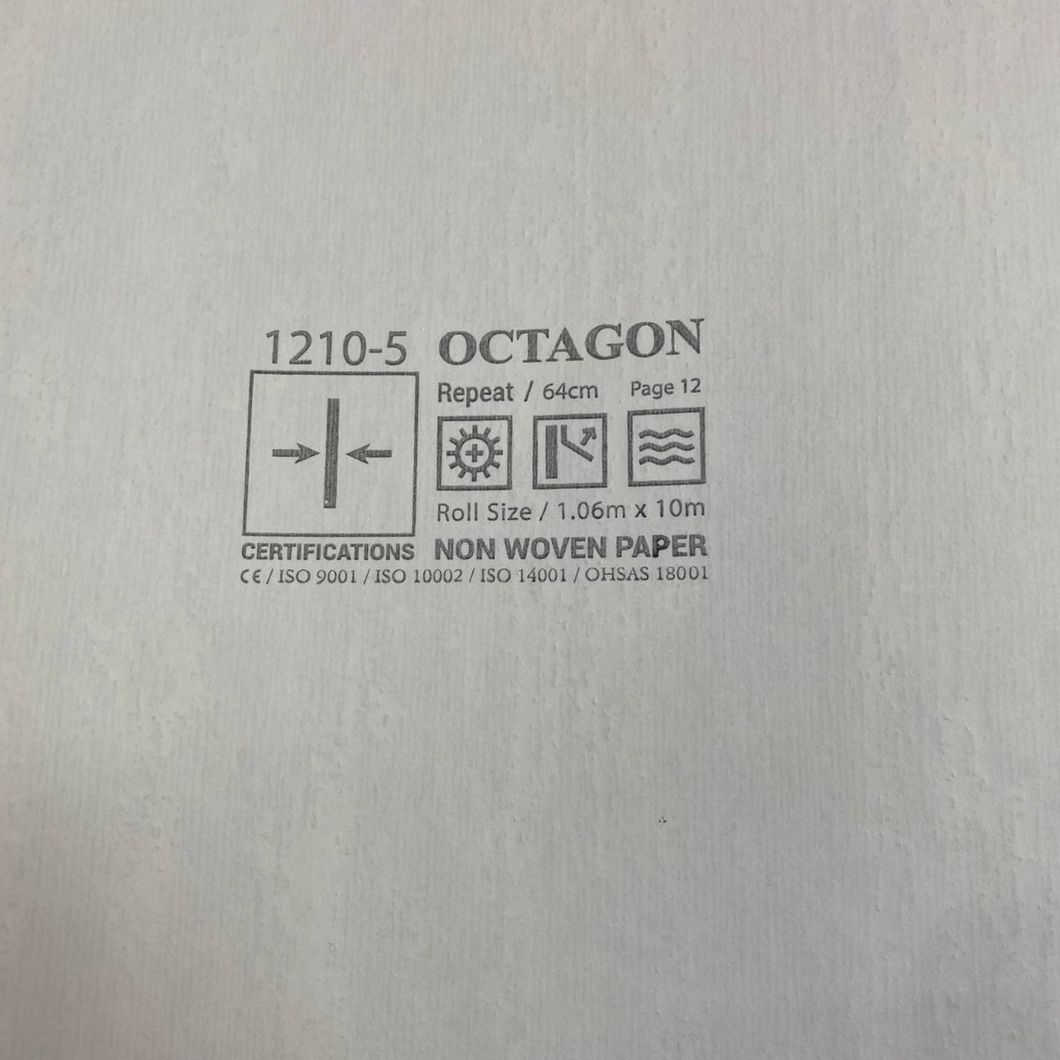 Обои виниловые на флизелиновой основе Octagon AdaWall серый 1,06 х 10,05м (1210-5)