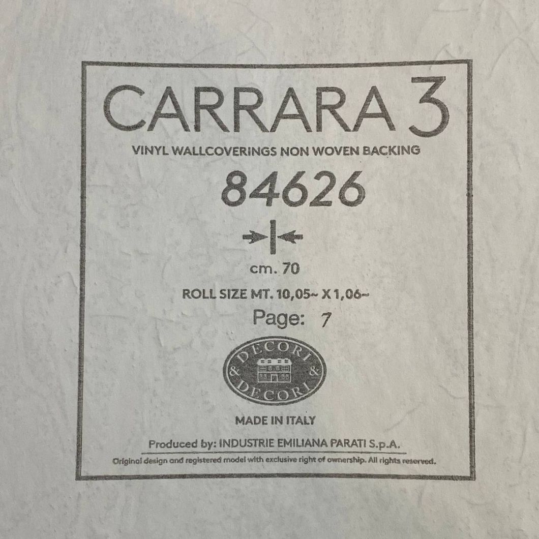 Шпалери вінілові на флізеліновій основі Emiliana Parati Carrara сіро-бежевий1,06 х 10,05м (84626)