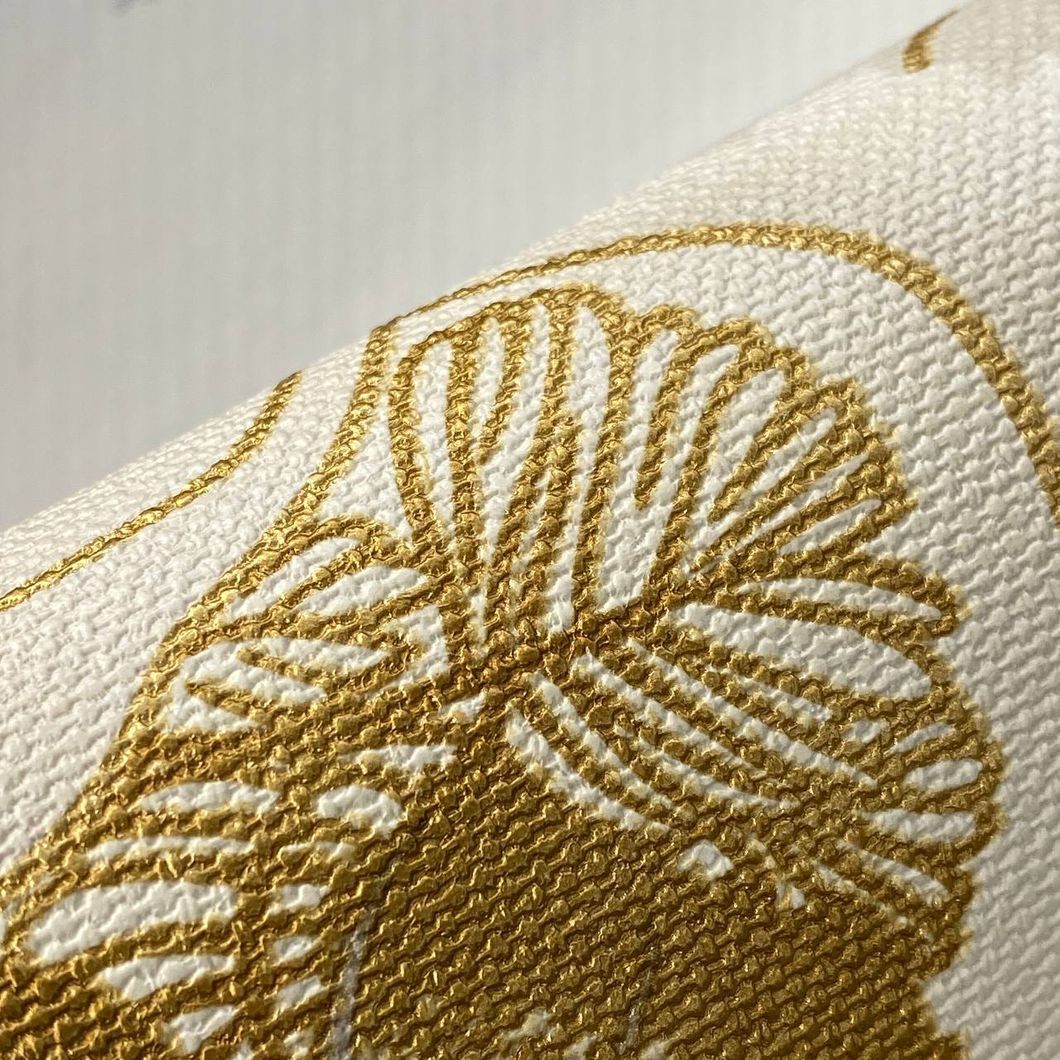 Шпалери вінілові на флізеліновій основі Erismann Elle 4 золотистий 1,06 х 10,05м (12221-30)