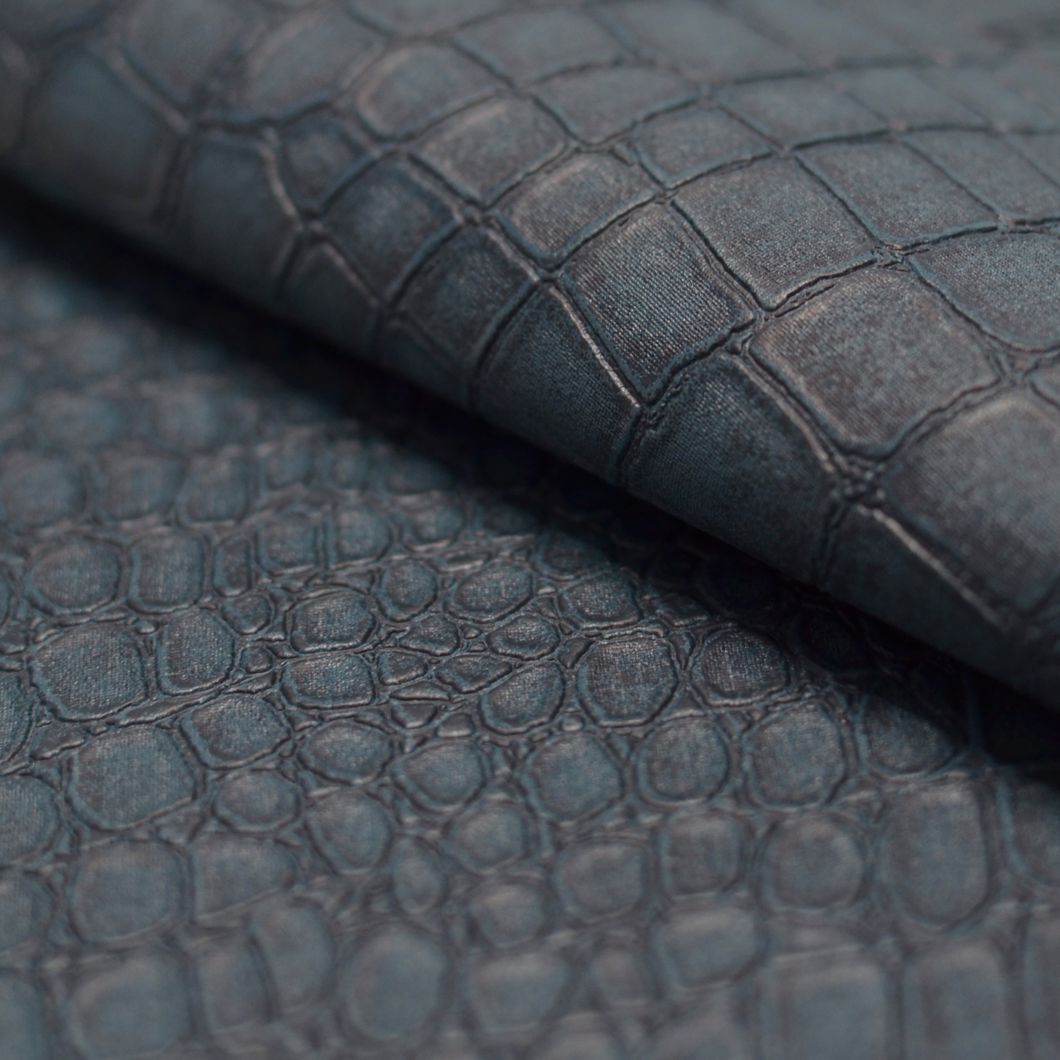 Обои виниловые на флизелиновой основе Superfresco Easy Crocodile Blue cиний 0,53х10,05 (108215)