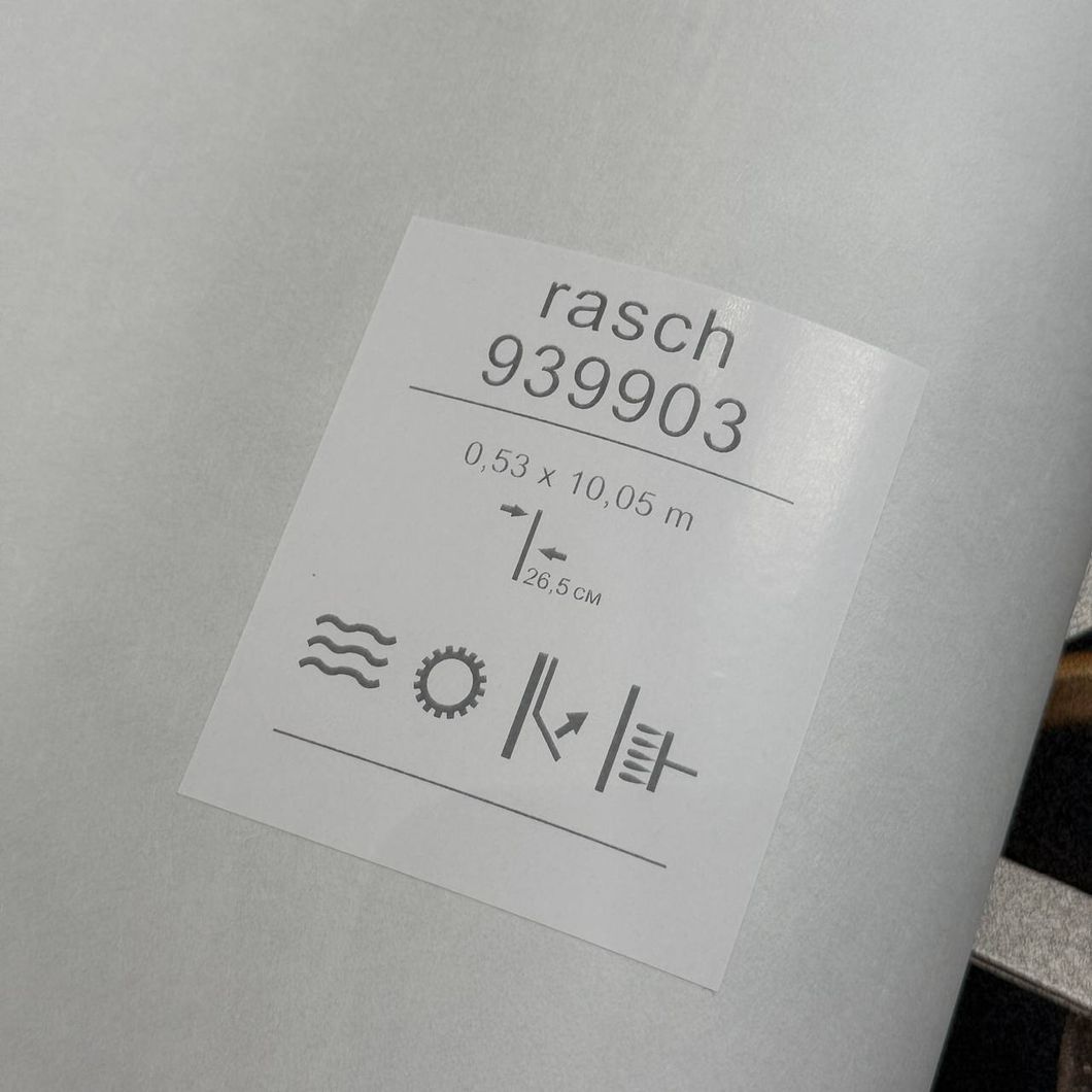 Шпалери вінілові на флізеліновій основі Rasch 939903 Factory III (0,53х10,05м), Сірий, Сірий