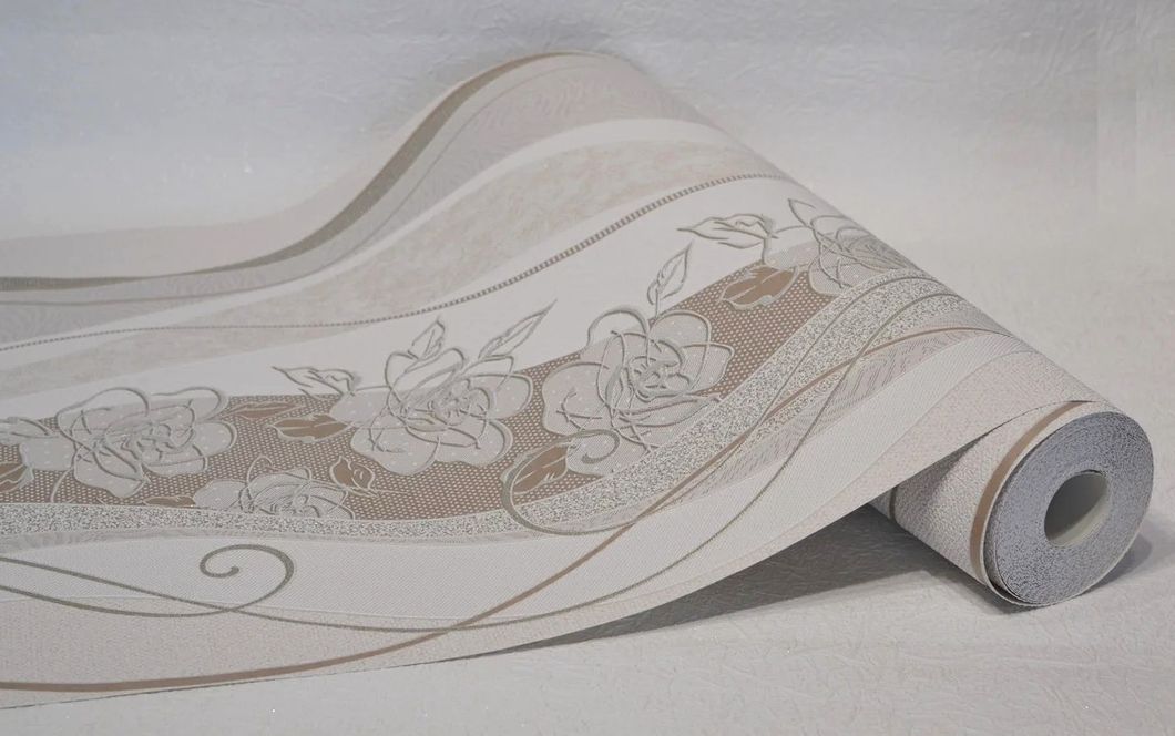 Шпалери вінілові на паперовій основі Слов'янські шпалери Comfort В58,4 Лорри бежевий 0,53 х 10,05м (M 371-01)