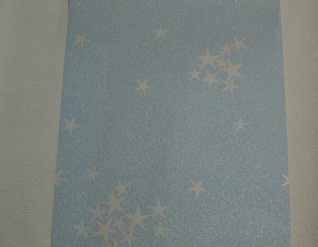 Шпалери вінілові на паперовій основі ArtGrand Bravo блакитний 0,53 х 10,05м (80533BR32),