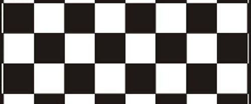 Самоклейка декоративная Hongda Шахматная доска черный глянец 0,45 х 1м (5590), Черный, Черный
