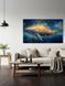 Картина на холсте МАKO " Полет кита " 60x100 см MK10555