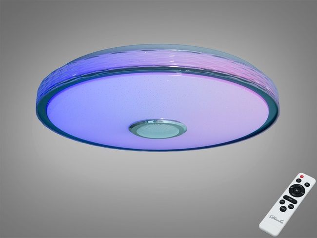 Стельова люстра LED біла 80 Вт RGB Bluetooth TUYA, TUYA додаток