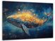 Картина на холсте МАKO " Полет кита " 60x100 см MK10555