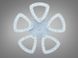 Потолочная LED люстра Diasha черная 53W пульт