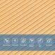 Панель 3D Beige 700*700*4mm (D) SW-00001953, Бежевий, Бежевий