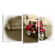 Модульная картина DK Place Красный мопед 3 части 53 x 100 см (509_3)