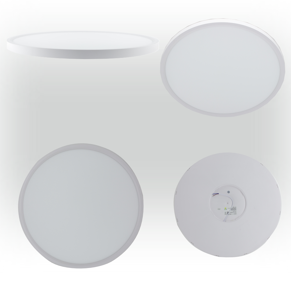 Накладной светодиодный светильник OKO 54W R-ON/OFF 400&times;25-WHITE-220-IP20 Управляется выключателем (без пульта), Білий