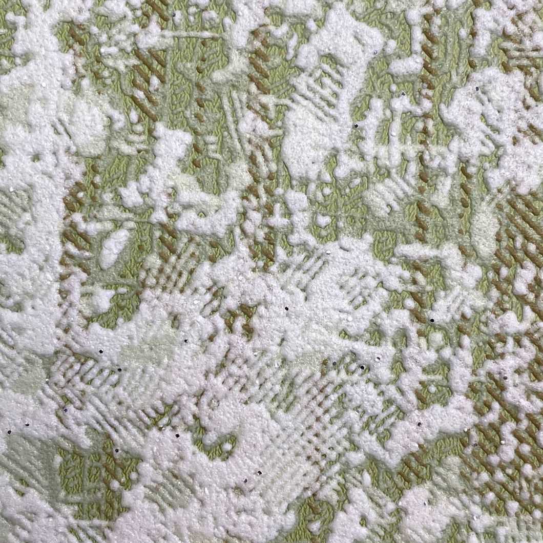 Шпалери вінілові на паперовій основі Зелені Слов'янські шпалери Comfort + В40,4 Ліплення 0,53х15м (5728-04)