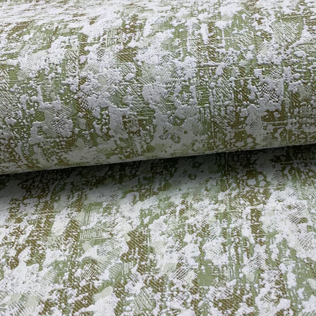 Шпалери вінілові на паперовій основі Зелені Слов'янські шпалери Comfort + В40,4 Ліплення 0,53х15м (5728-04)