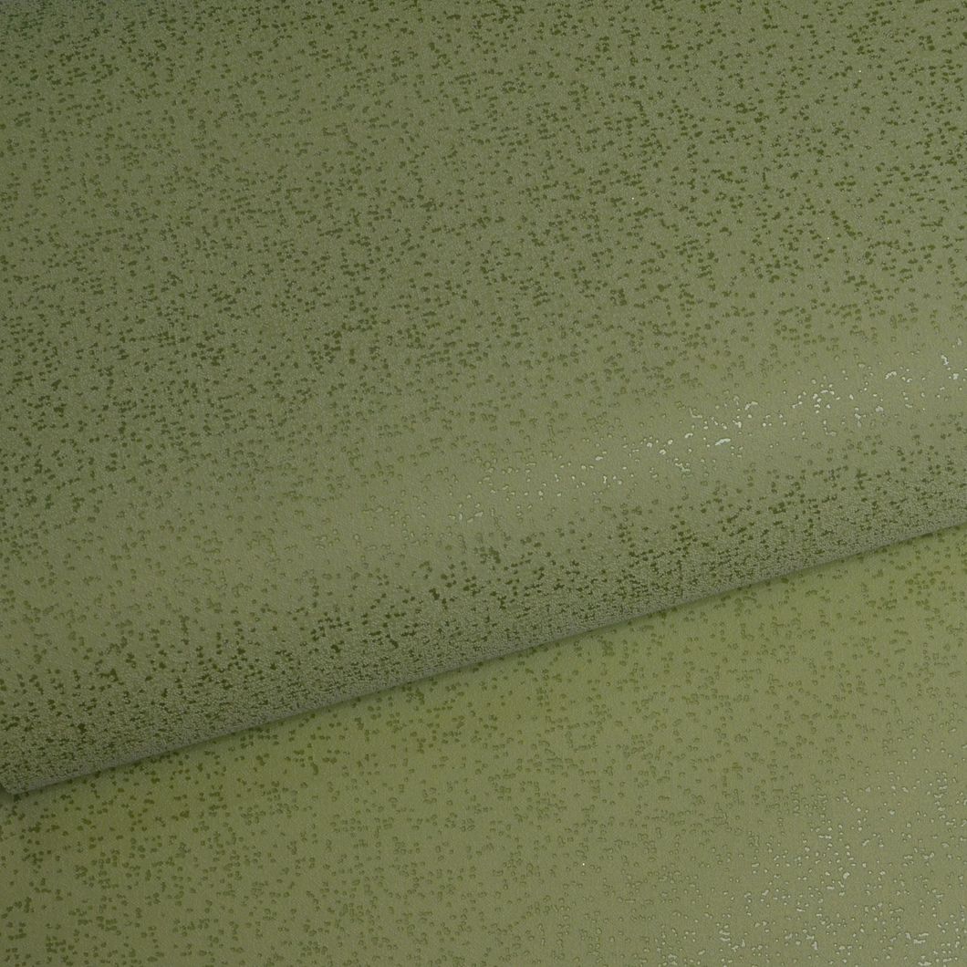 Обои акриловые на бумажной основе Слобожанские обои зелёные 0,53 х 10,05м (454-10),