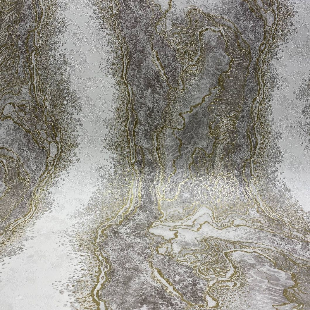 Шпалери вінілові на паперовій основі сірі супер мийка Слов'янські В38 Expromt Анорія  1,06 х 10,05м (5805-02В)