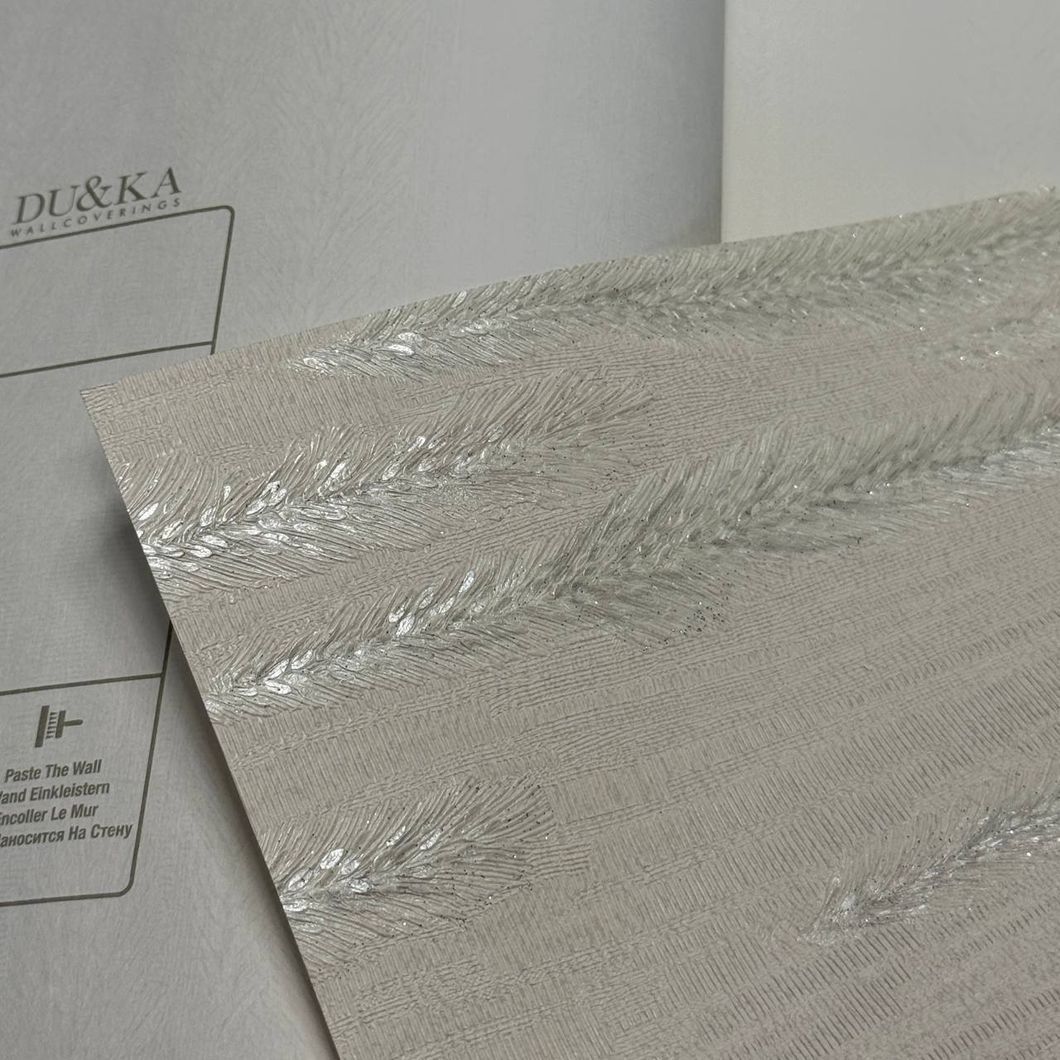 Шпалери вінілові на флізеліновій основі бежеві DUKA Selective 1,06 х 10,05м (32750-2)