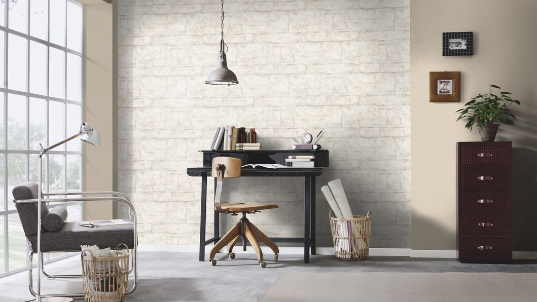 Обои виниловые на флизелиновой основе Erismann Fashion for Walls 3 бежевый 1,06 х 10,05м (12102-14)