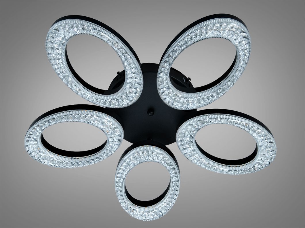 Потолочная LED люстра белая 33W 3 модуля пульт 6м&sup2;
