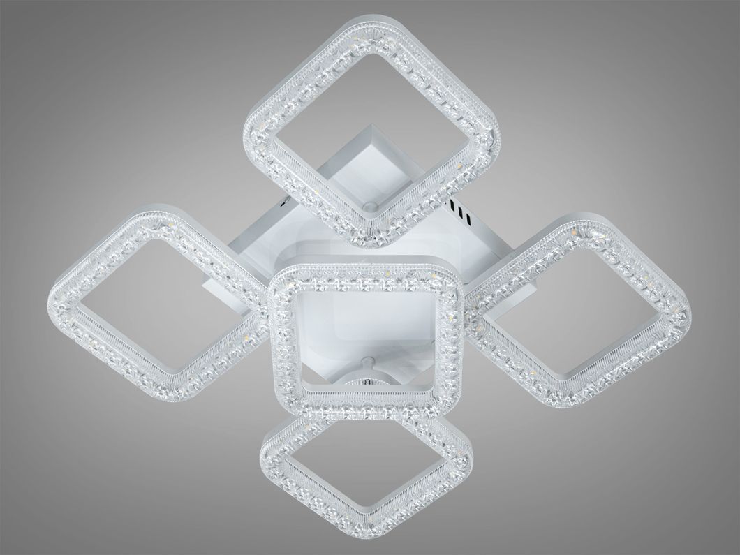 Стельова LED люстра біла 74W