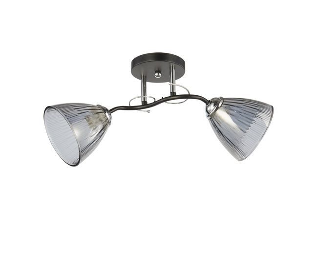Люстра декоративна INTEREES IS 6223-2 BK+CR, Черный