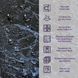 Декоративная ПВХ плита черный мрамор 600*600*3mm (S) SW-00001625