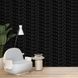 Панель стеновая самоклеящаяся декоративная 3D черный кирпич 700х770х7мм (038), Черный, Черный