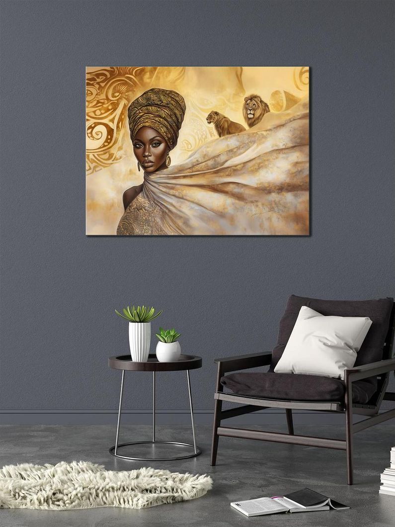 Картина на холсте МАKO " Золото Африки " 50x70 см MK10593_5070