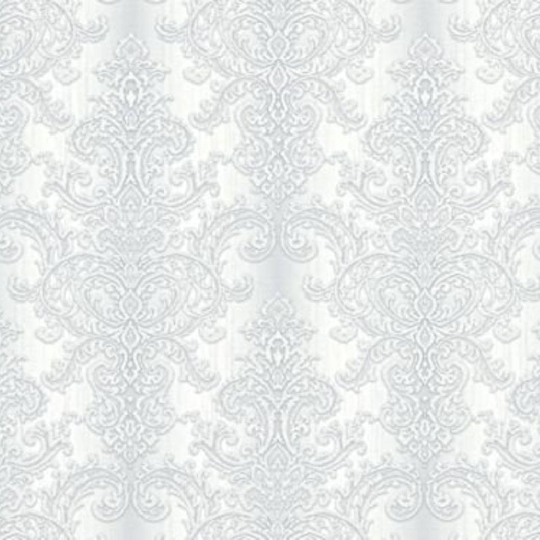 Шпалери вінілові на флізеліновій основі Слов'янські шпалери В118 Аркадія білий 1,06 х 10,05м (8518-10)