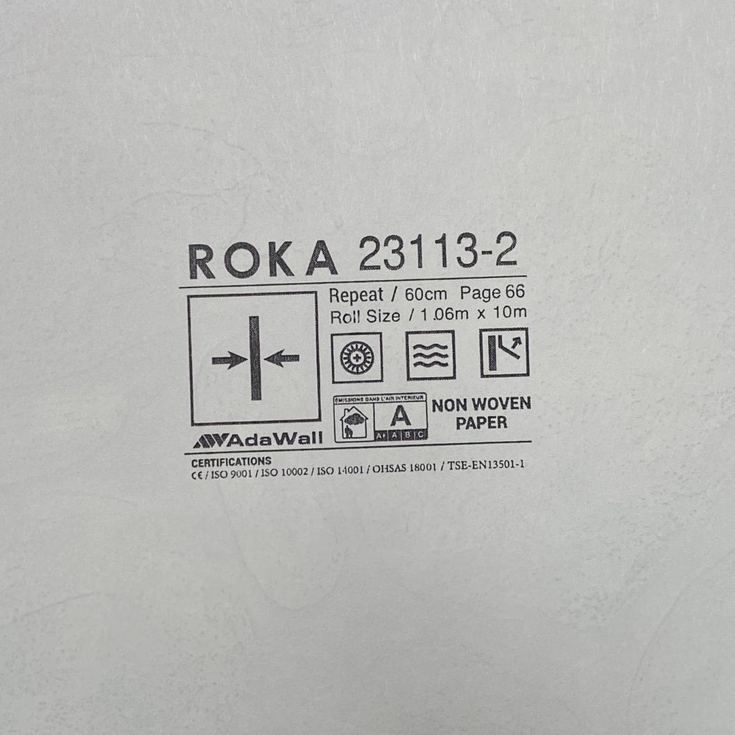 Обои виниловые на флизелиновой основе коричневый Roka AdaWall 1,06 х 10м (23113-2)