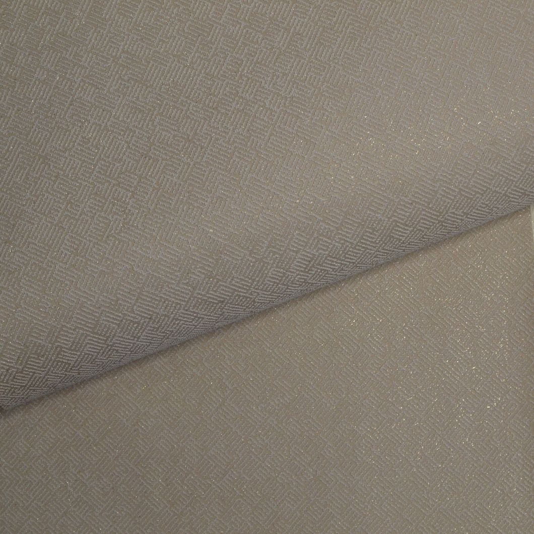 Обои виниловые на бумажной основе Lanita Твил НКП бежевый 0,53 х 15м (4-0785)