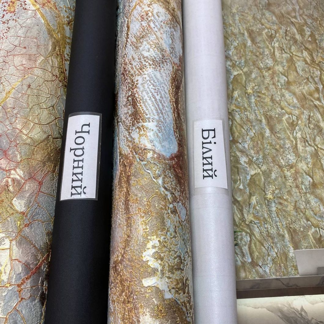 Обои виниловые на флизелиновой основе Emiliana Parati Carrara оранжевый 1,06 х 10,05м (84621)
