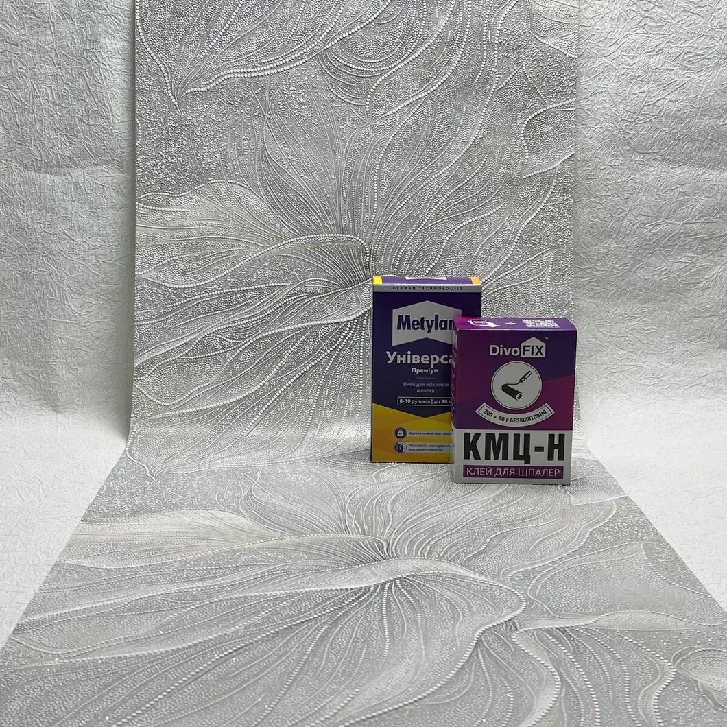 Обои акриловые на бумажной основе Славянские обои Garant В277 Кала оливковый 0,53 х 10,05м (7259-04)
