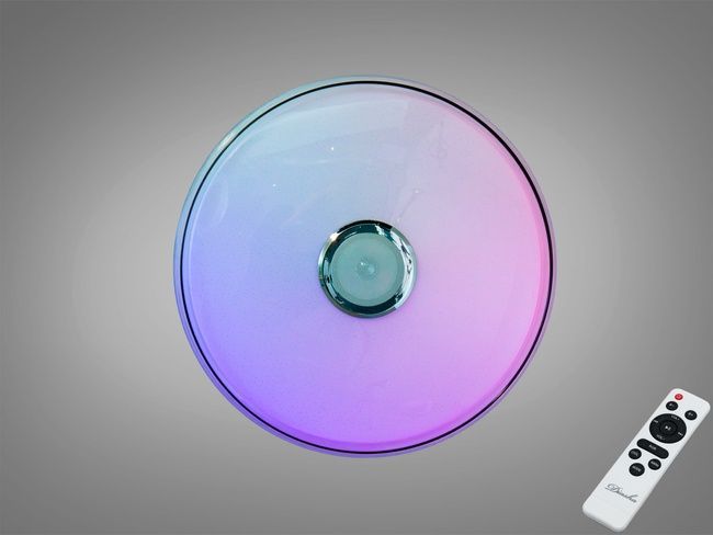 Стельова люстра LED біла 80 Вт RGB Bluetooth TUYA, TUYA додаток