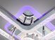 Люстра потолочная LED черная 85W 2+3 диммер